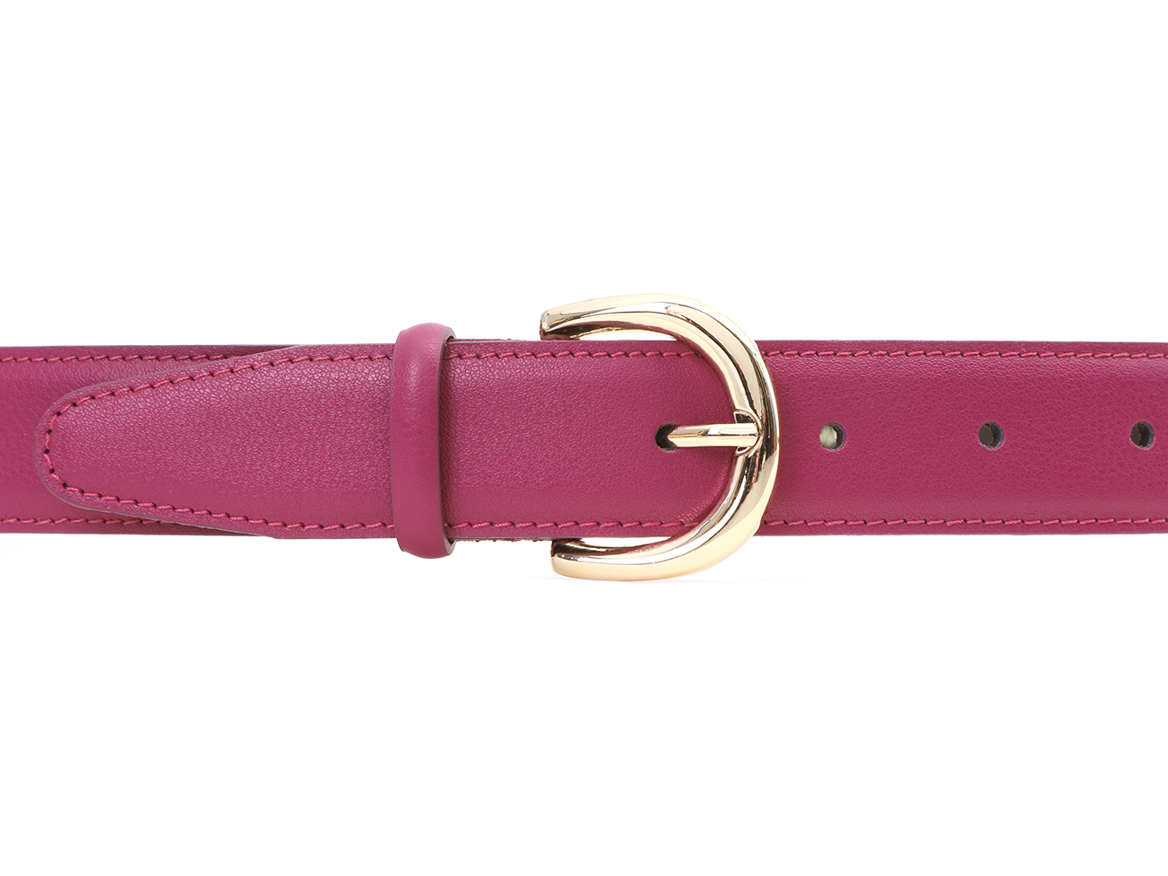 Кожаный фуксия женский джинсовый ремень B30-2002